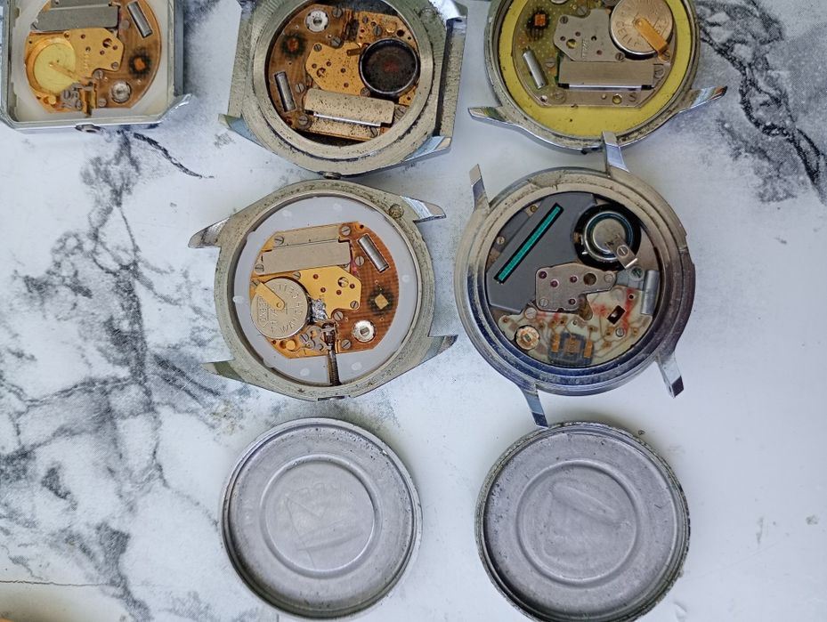 Lot 7 ceasuri românești, marca Orex  quartz , bărbătești