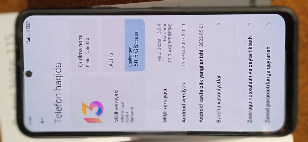 Redmi Note 11s telefon sotiladi narxi