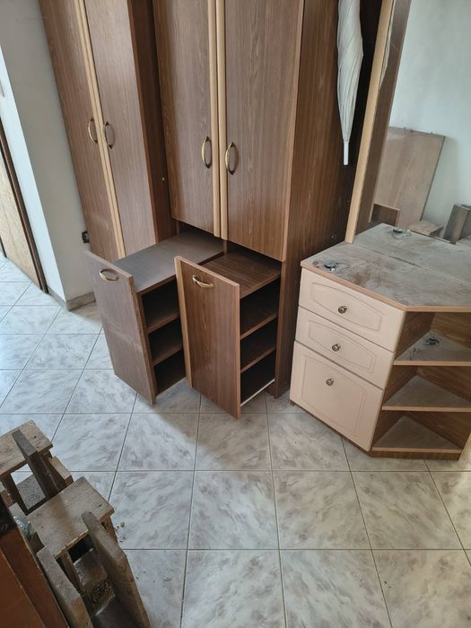 Портманто за антре с отделение за обувки и огледало