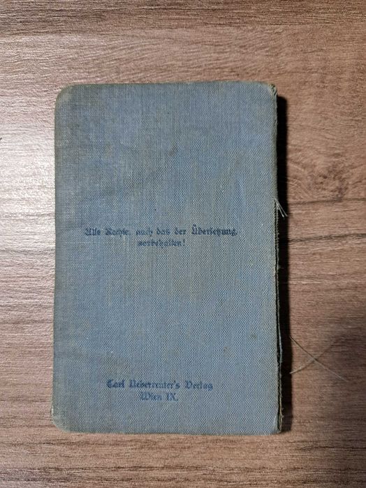 Carnet statistici meteo Germania 1928