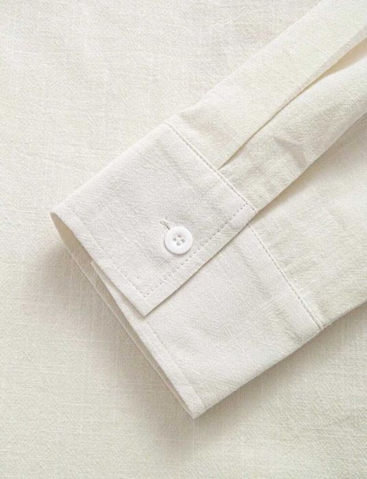 Costum vara set barbati camasa si pantaloni material subtire