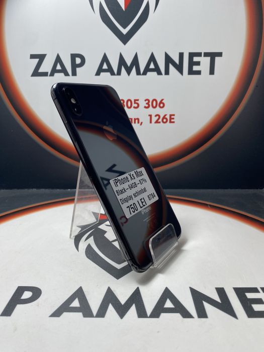 ZAP AMANET Vitan - iPhone XS Max - 64GB - Black - 87% baterie