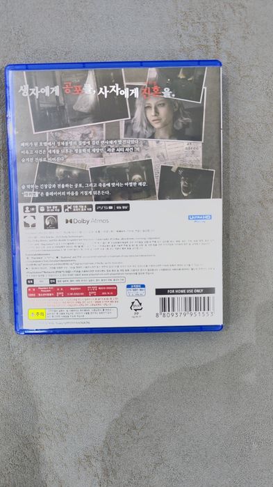 Диск с игрой для Ps5 "resident evil requiem"