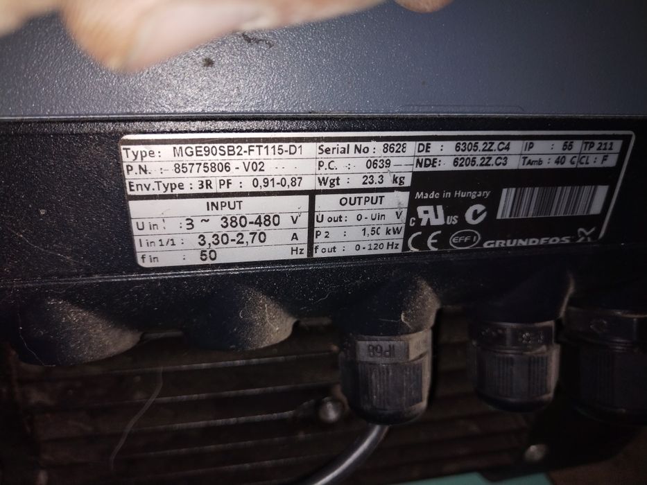 Помпа гринфос тпе 2000