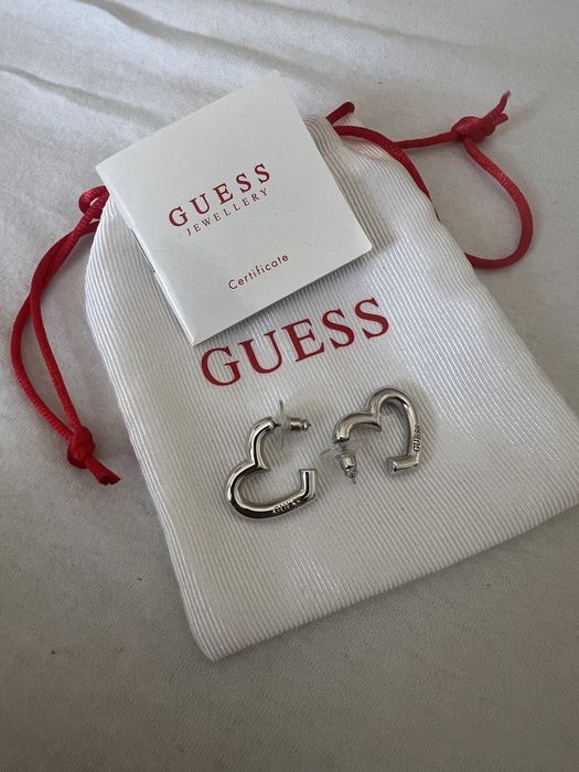 Обеци Guess-silver-coloured