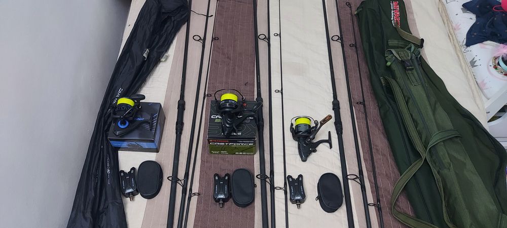 Set lansete pescuti la Crap Daiwa, pret avantajos.