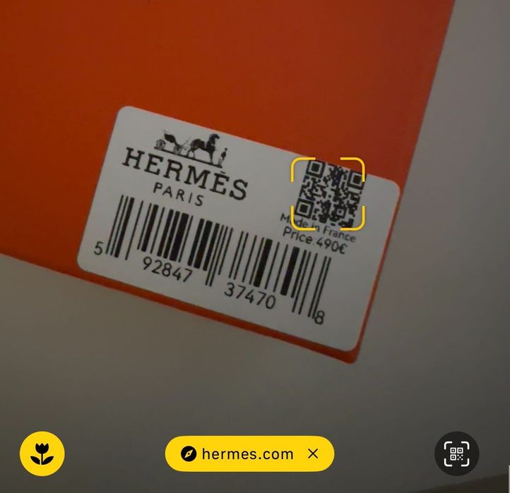 Hermes-Чисто нова автентична гривна унисекс