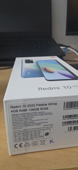 Redmi 10 2022, 128 gb, 4gb ram
