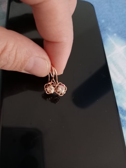 Детские золотые серьги