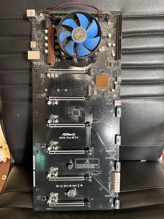 Продам материнскую плату ASRock H510 BTC+