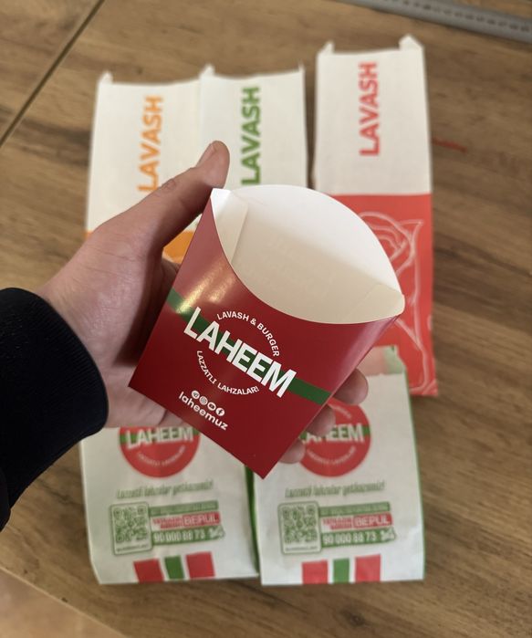 Fast food qogʻoz | Lavash qogʻoz | Brendli Stakan | Fri idish | Burger