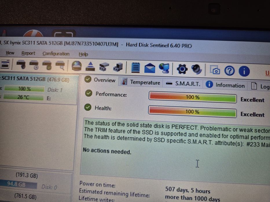 Ssd M2 sata 512 gb