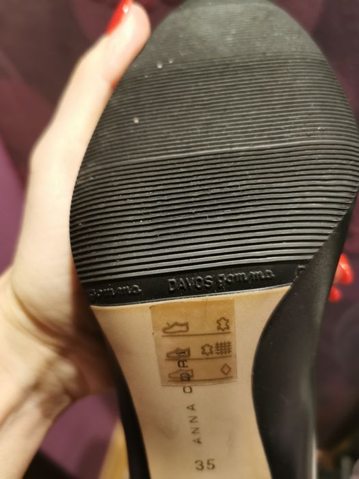 Botine piele Anna Cori, mărime 36