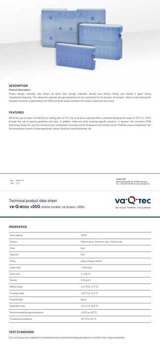 VA Q TEC технологична термо кутия Германия