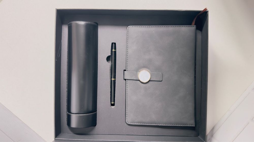 Подарки! Блокнот + термос! Оптом