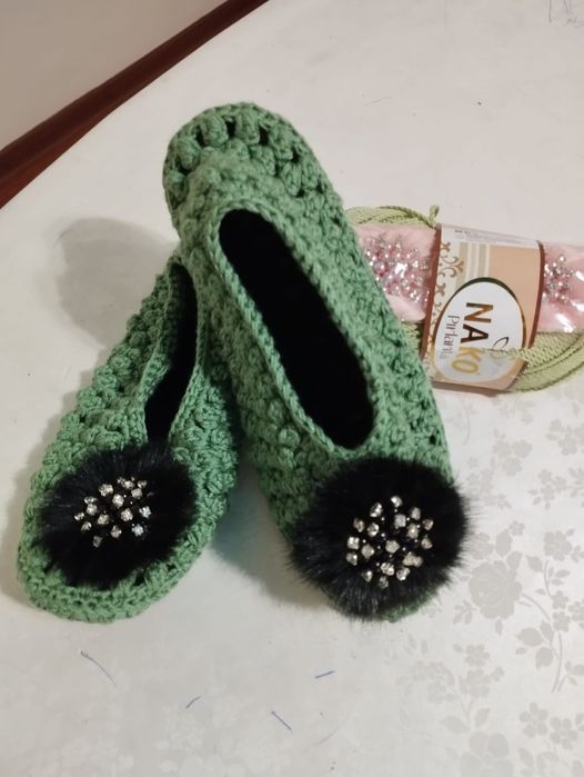 Ручная работа балетки.