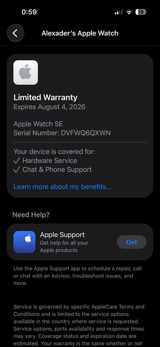 Смарт часовник Apple watch se 2nd Generation