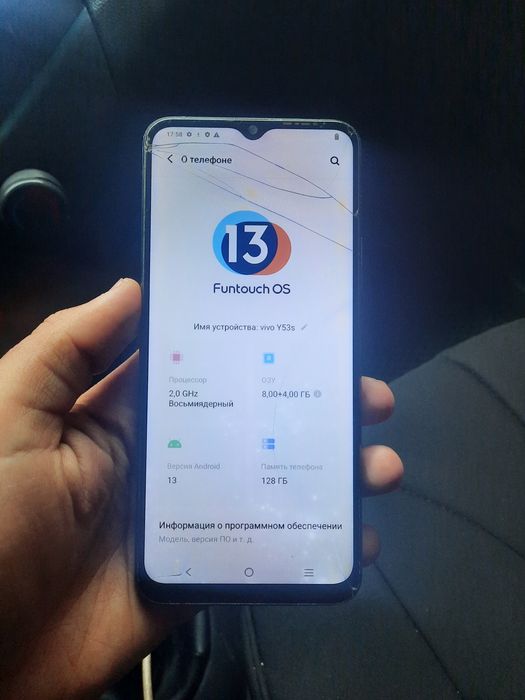 Vivo Y53S 8+4/128gb sotiladi samsung redmi iphone