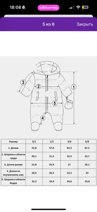 Детский комбинезон демисезон