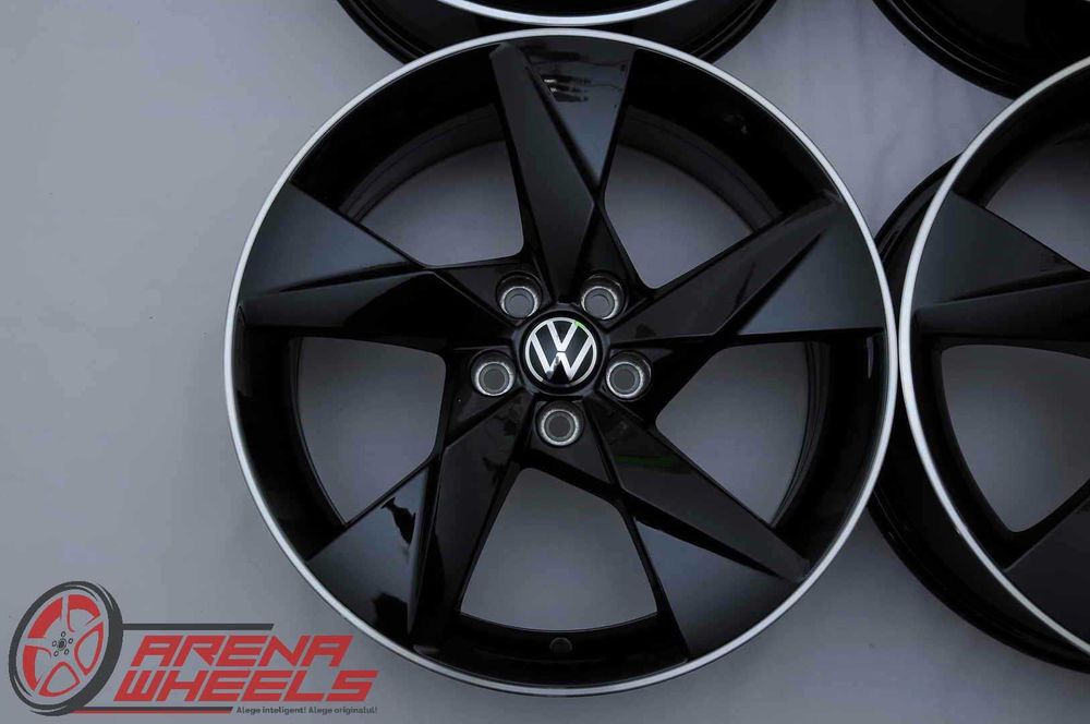 Jante Noi 17 inch Originale VW Taigo T-Cross R17 5x100 Negru