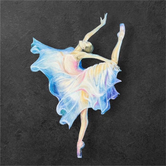 Картина Балерина български художник