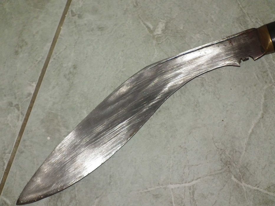 Vintage!!! Cutit maceta Kukri cutit Gurkha masiv teacá nr.3