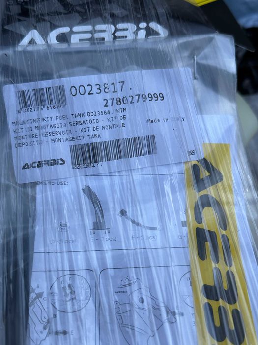 12L Резервоар Acerbis за KTM 20-23г. EXC, EXC-F, XC-F, SX-F