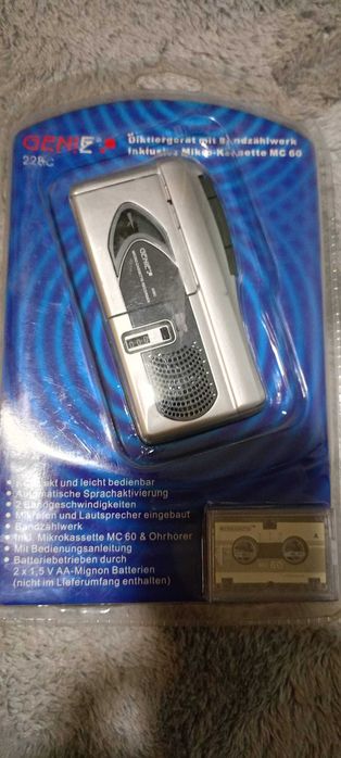 Диктофон с касета