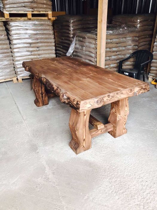 Състарена масивна маса (бор)-налични два размера