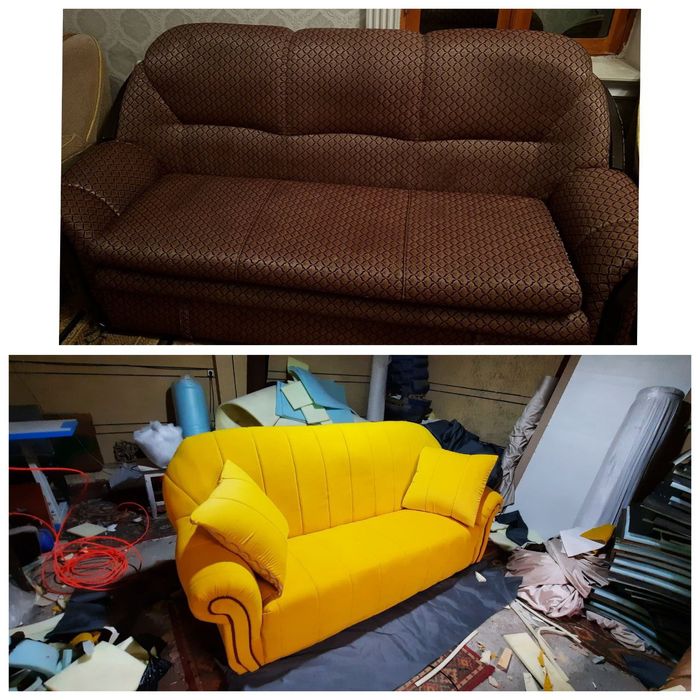 Скидка 50%Покраска обшивка мебели