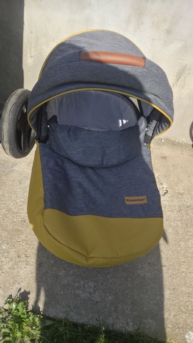 Cărucior 3 in 1 krausman nexxo yellow