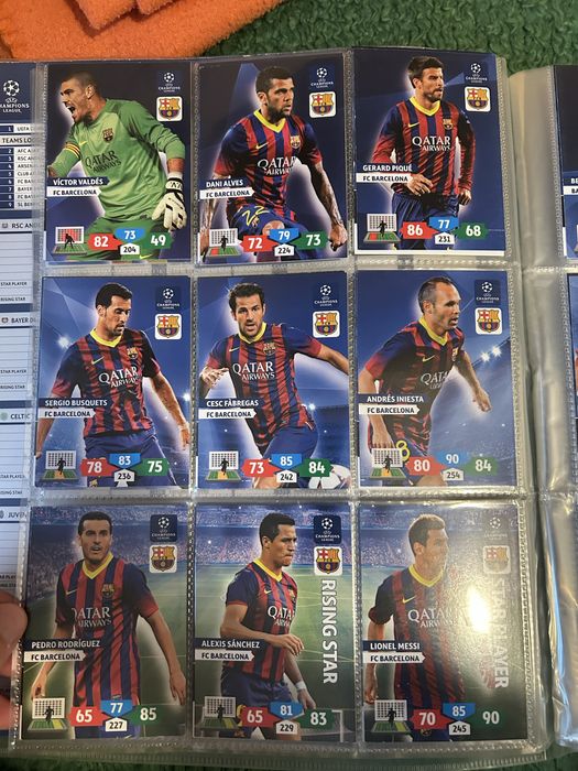Carduri Panini Uefa Champions League 2013-2014