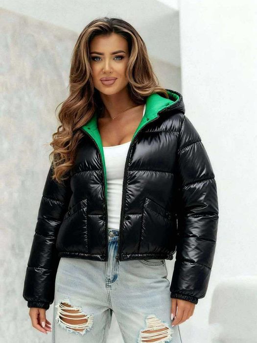 Дамско яке в два цвята