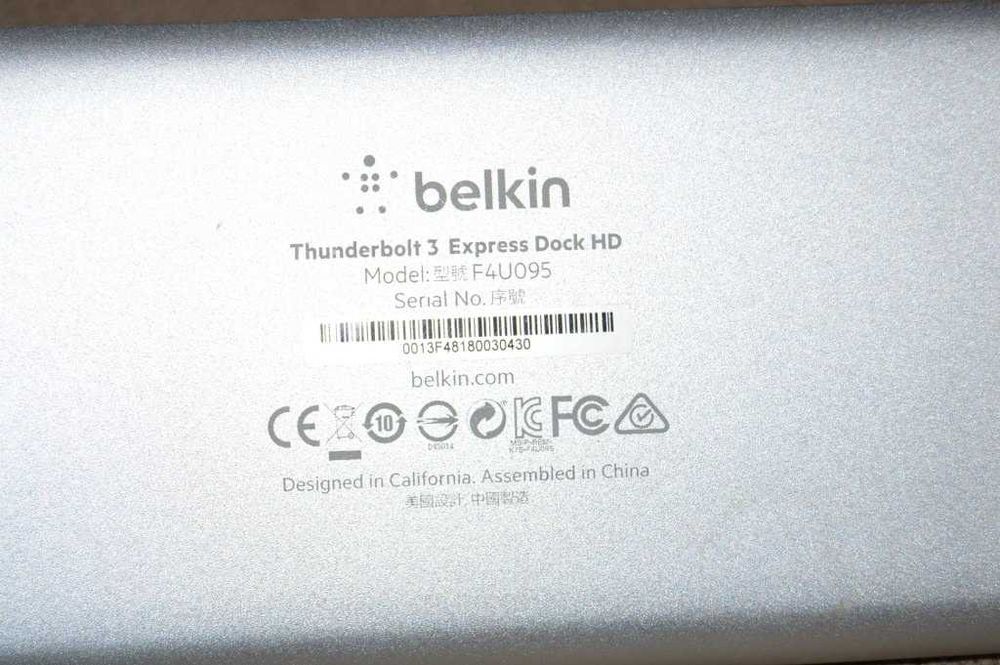 Belkin Thunderbolt™ 3 Express Dock HD, F4U095