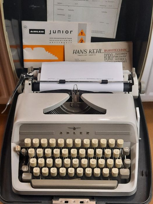 Mașină de scris Adler Junior 2 impecabilă