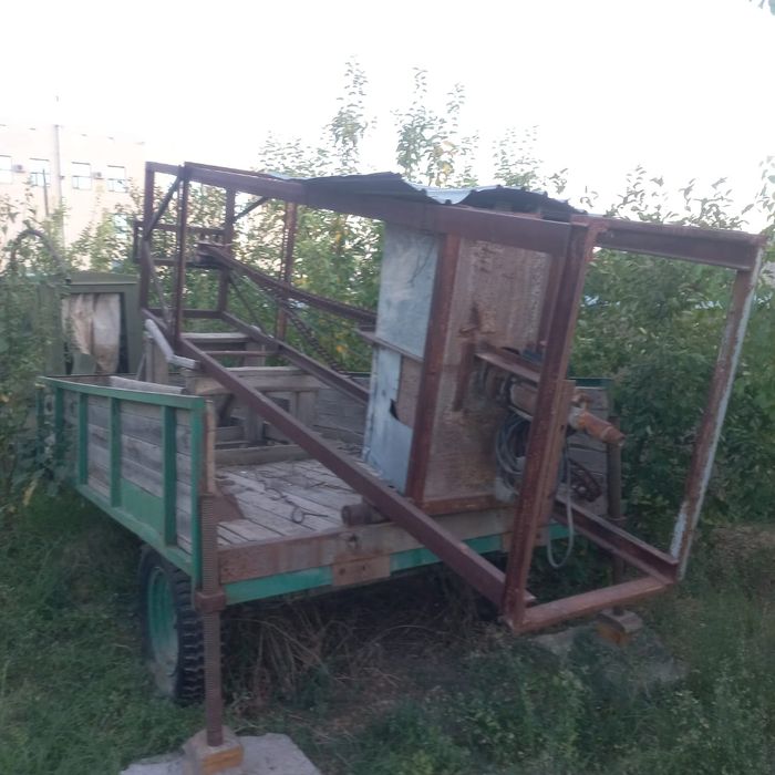 Самодельный буровой станок на прицепе