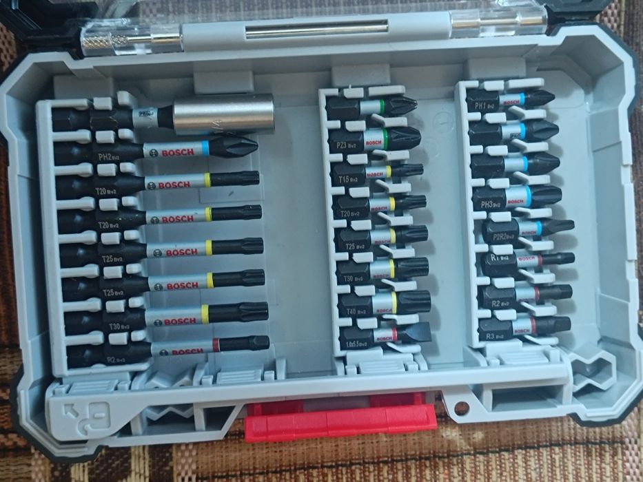 Bosch - PRO Impact - Set capete de înșurubare, mixte, 33 bucăți