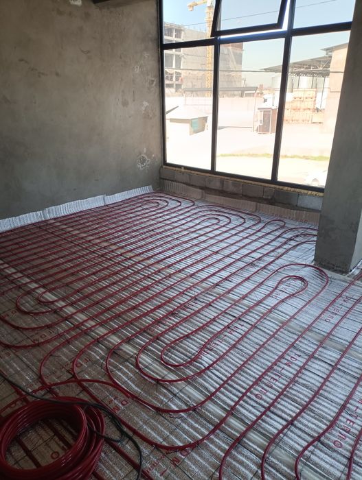 Теплый пол,котёл, батареи