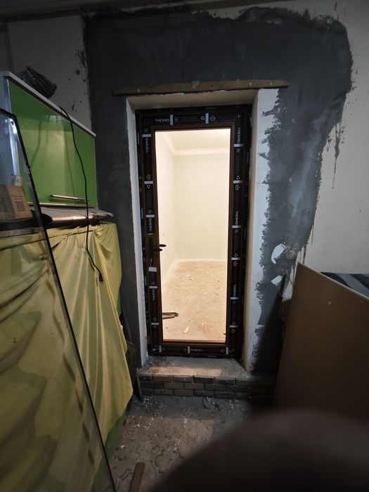 Термо дверь витражные окна