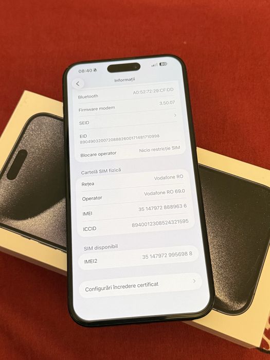 Iphone 15 Pro Max 256 gb