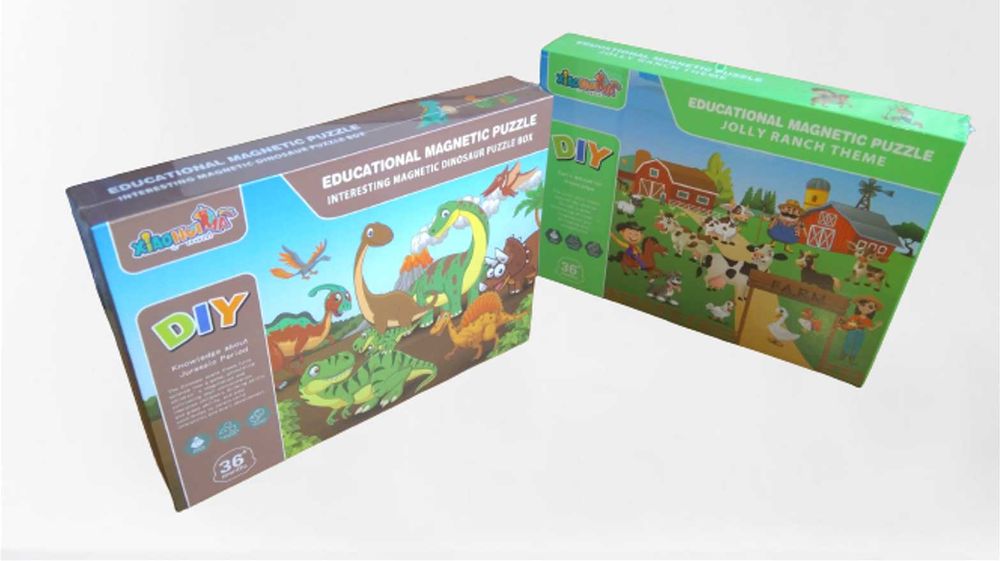 Намалена цена! Дигитална дървена кутия с магнити на ферма