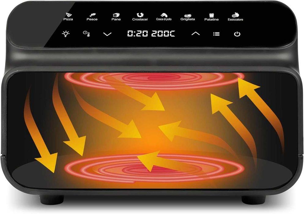 Фритюрник с горещ въздух и барбекю G3 Ferrari Friggisano BBQG10181 10L