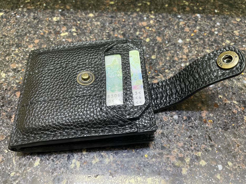 Кожанный кошелек, ручная работа.