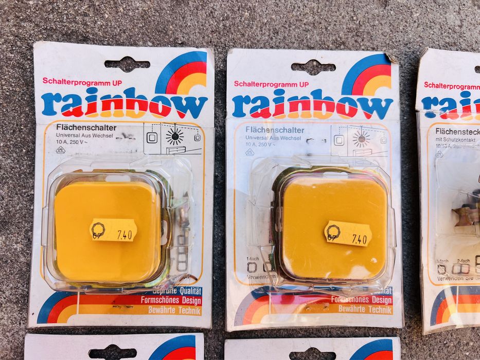 Електрически ключ и контакт rainbow, чисто нови