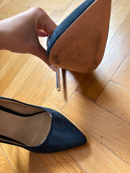 Pantofi Botinelli cu toc 12 cm