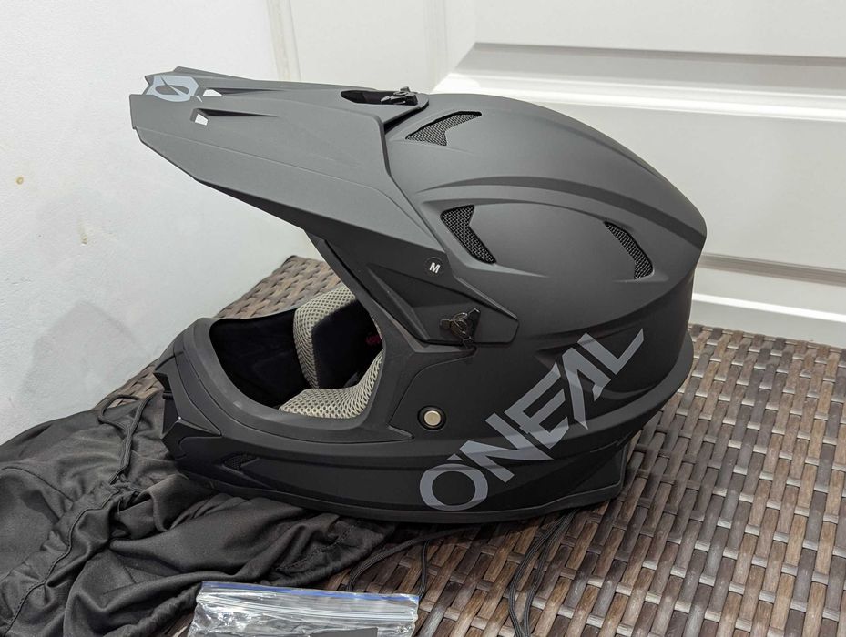 Casca moto MX/MTB / Cross Oneal Sonus, marime M si XL - negru matt