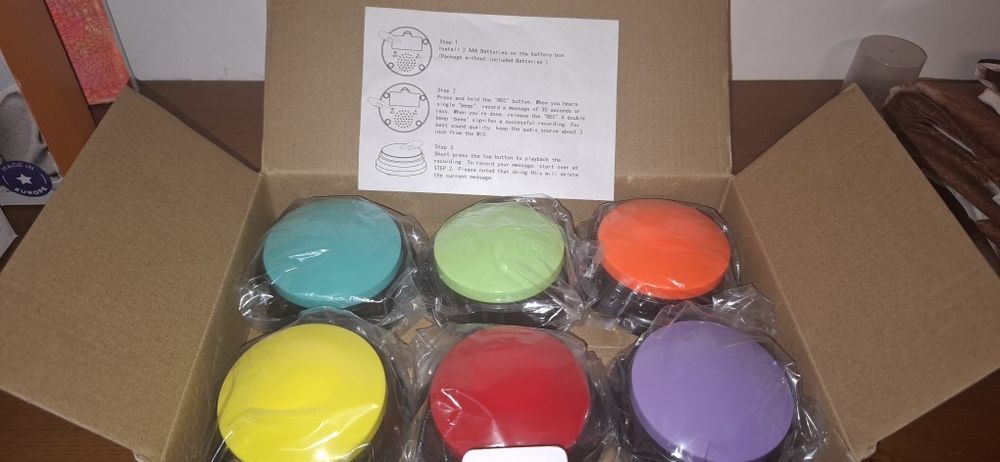 Гласови бутони за обучение нови