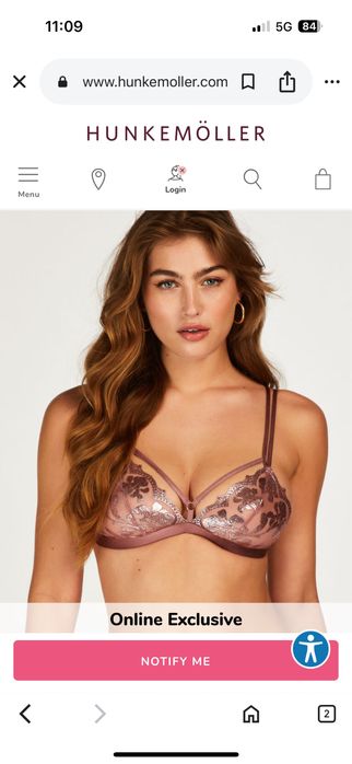 Сутиен Hunkemoller ХС