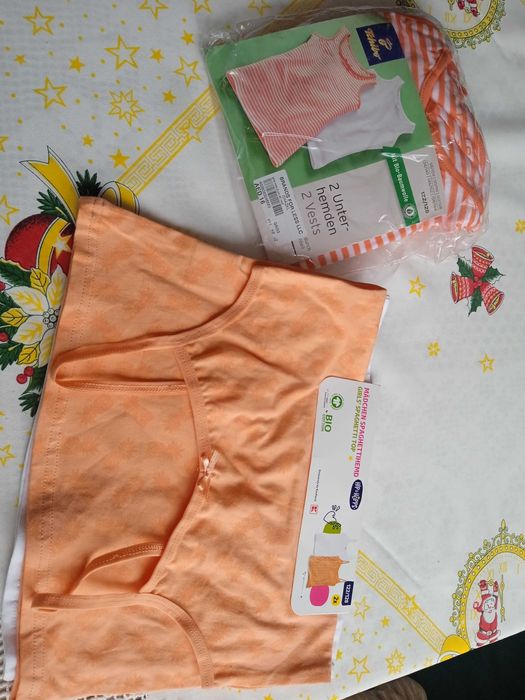 НОВ комлект детски бикини/потници Tchibo - размер 122-128, 18 броя