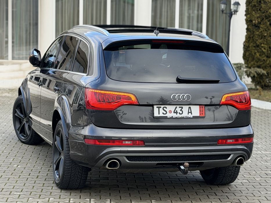 Audi Q7 2014 3.0 TDI 245cp 3xS-Line 8 Trepte Pano/Navi/Carlig/Top !